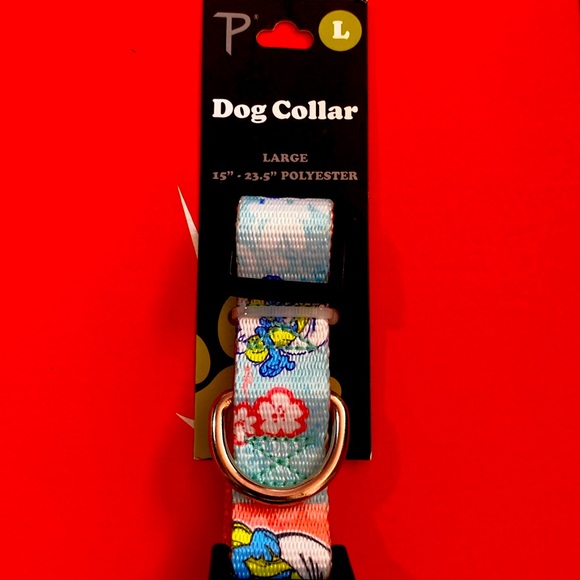 Perri's Size L Dog Collar Smurfette Pink Adjustable Collar 15"-23.5” NWT - Picture 1 of 3